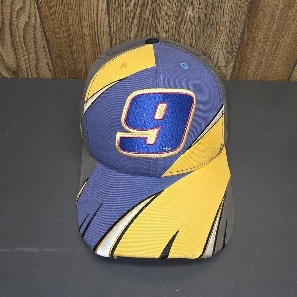 Hendrick Motorsports Hat Cap Strap Back Mens One Size NASCAR Racing 9 Blue